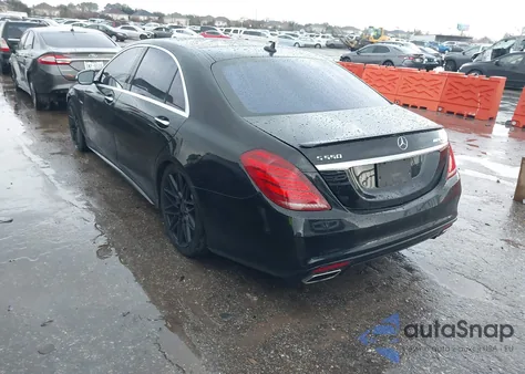 2015 Mercedes-Benz S 550 4Matic из США, поврежденный, VIN WDDUG8FB5FA143491